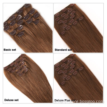 Basic/Standard/Deluxe Full Head Set Clip in Hair Extensions